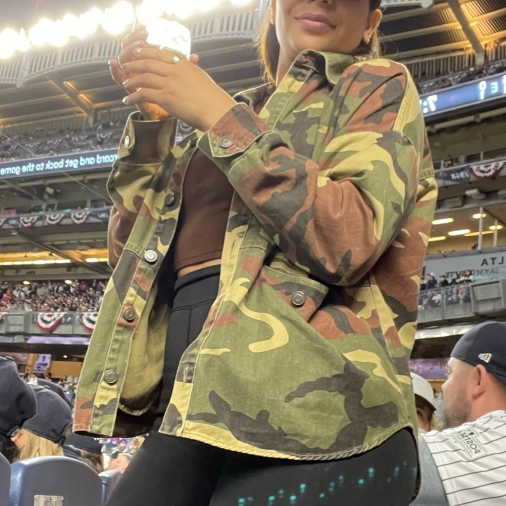 Green Army jacket,